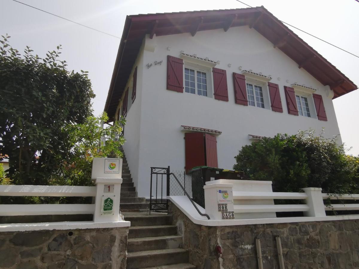Chambres D'Hotes "Hor Dago" Pres De La Gare D'Hendaye Avec Le Petit-Dejeuner Εξωτερικό φωτογραφία